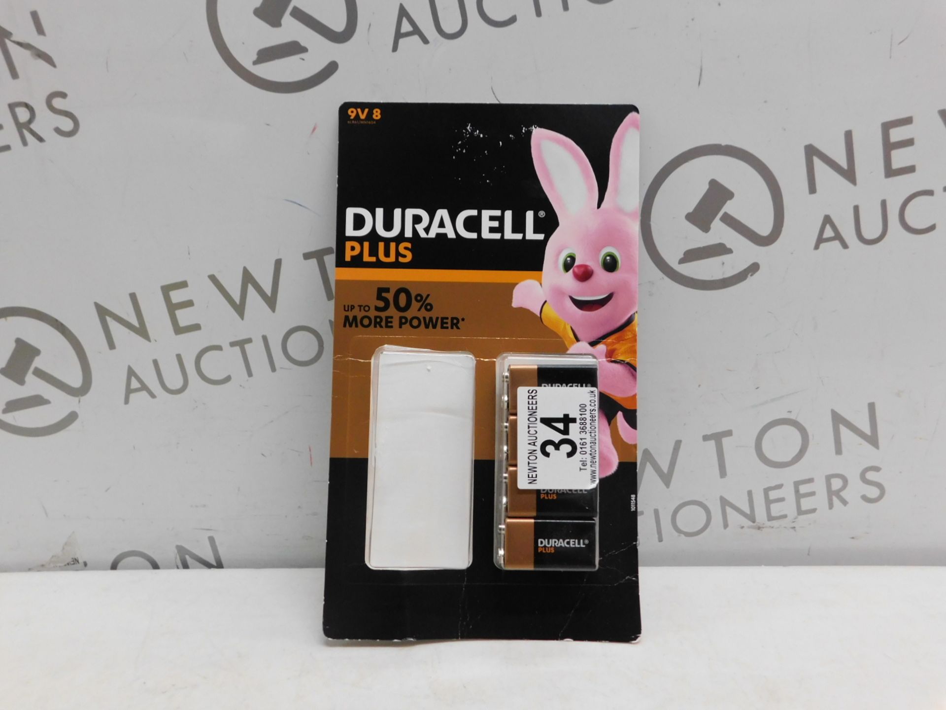 1 PACK OF 4 DURACELL 9V BATTERIES RRP Â£19.99