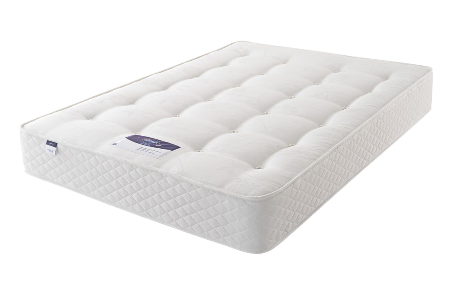 1 DOUBLES SIZE SILENTNIGHT ECO COMFORT FUSION MIRACOIL MATTRESS RRP Â£349 (PICTURES FOR ILLUSTRATION