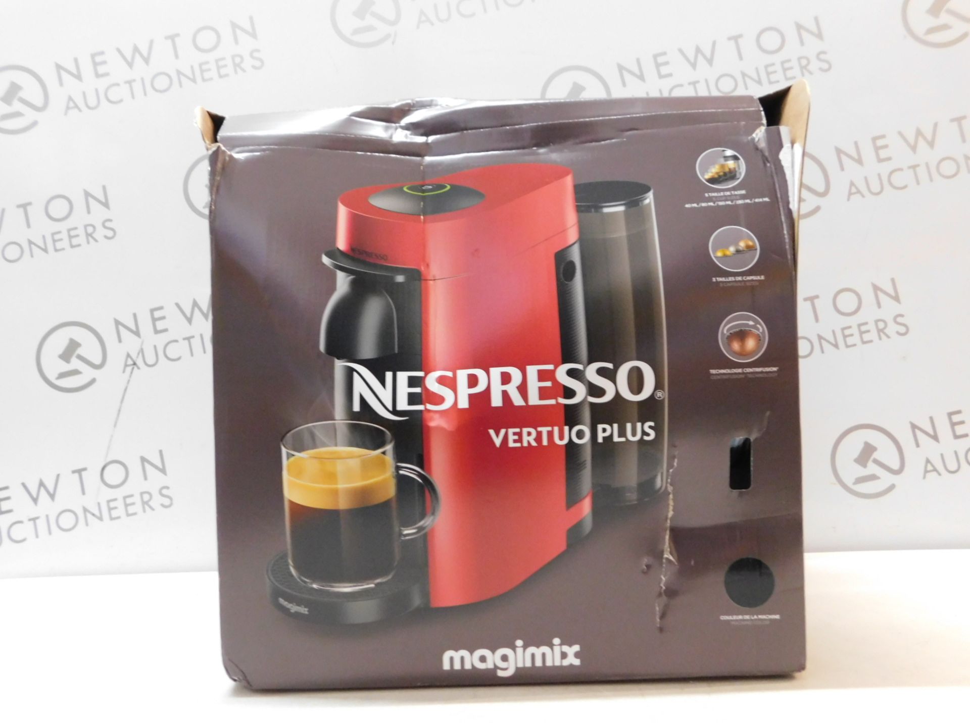 1 BOXED NESPRESSO VERTUO PLUS 11399 COFFEE MACHINE BY MAGIMIX RRP Â£129