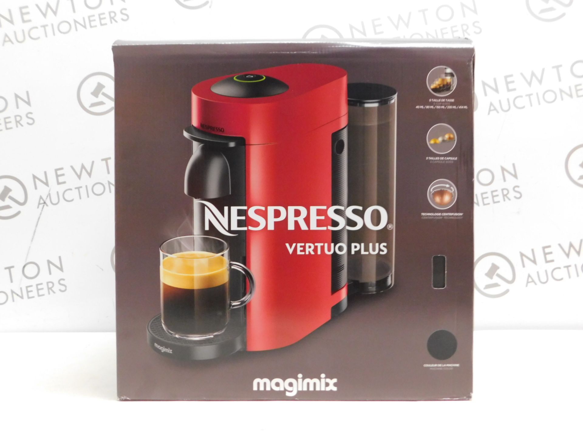 1 BOXED NESPRESSO VERTUO PLUS 11399 COFFEE MACHINE BY MAGIMIX RRP Â£129