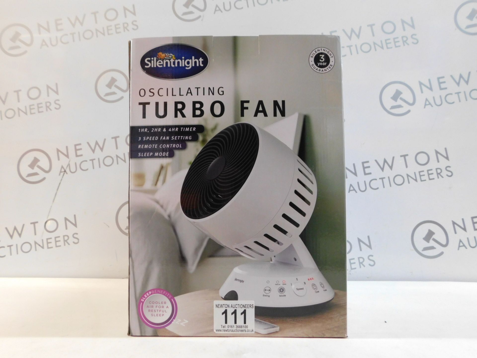 1 BOXED SILENTNIGHT OSCILLATING TURBO FAN RRP Â£59