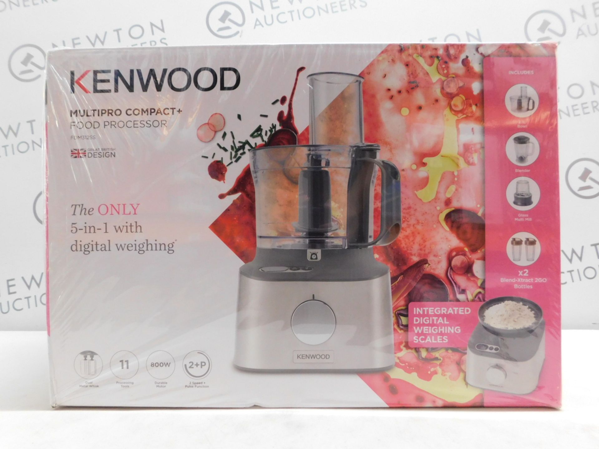 1 BOXED KENWOOD FDM312SS MULTIPRO COMPACT+ FOOD PROCESSOR Â£179 (SEALED)