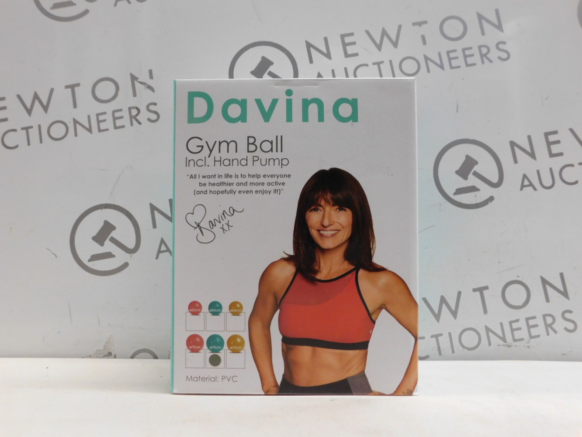 1 BRAND NEW BOXED DAVINA GYM BALL RRP Â£19