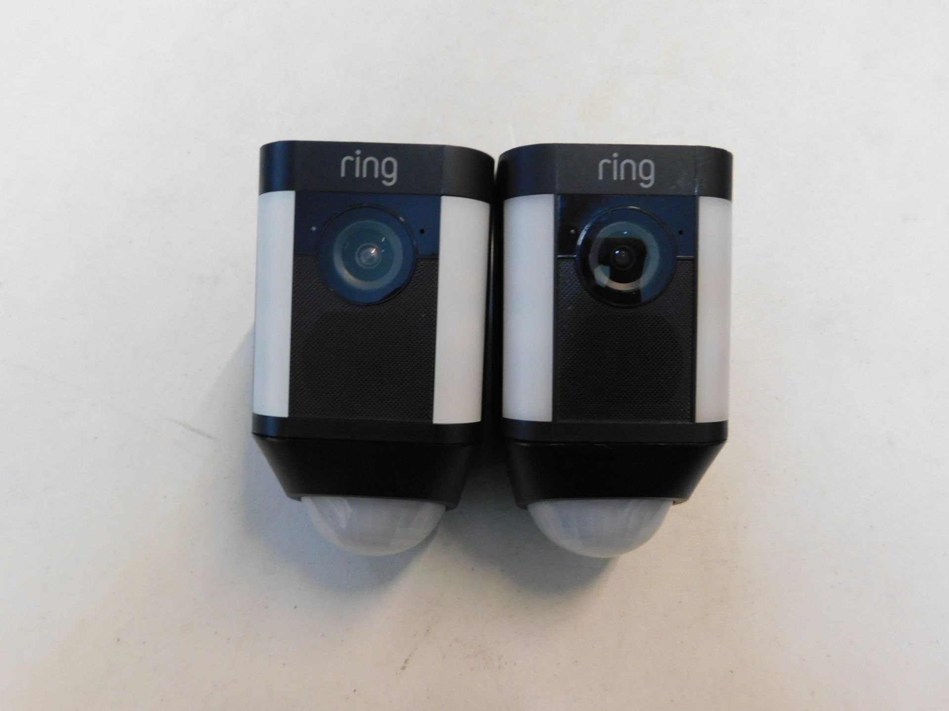 1 RING SPOTLIGHT CAM OUTDOOR SECURITY CAMERA & SPOTLIGHT 2 PACK - BLACK RRP Â£349.99