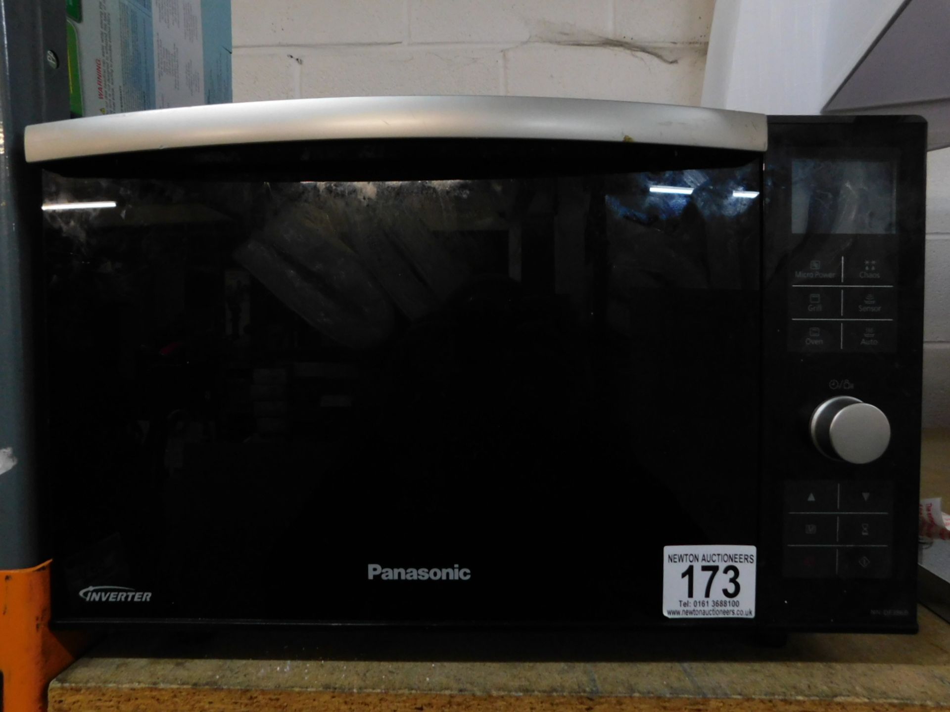 1 PANASONIC NN-DF386B 3-IN-1 1000W 23L BLACK COMBINATION MICROWAVE OVEN RRP Â£279.99 (HEAVILY USED)