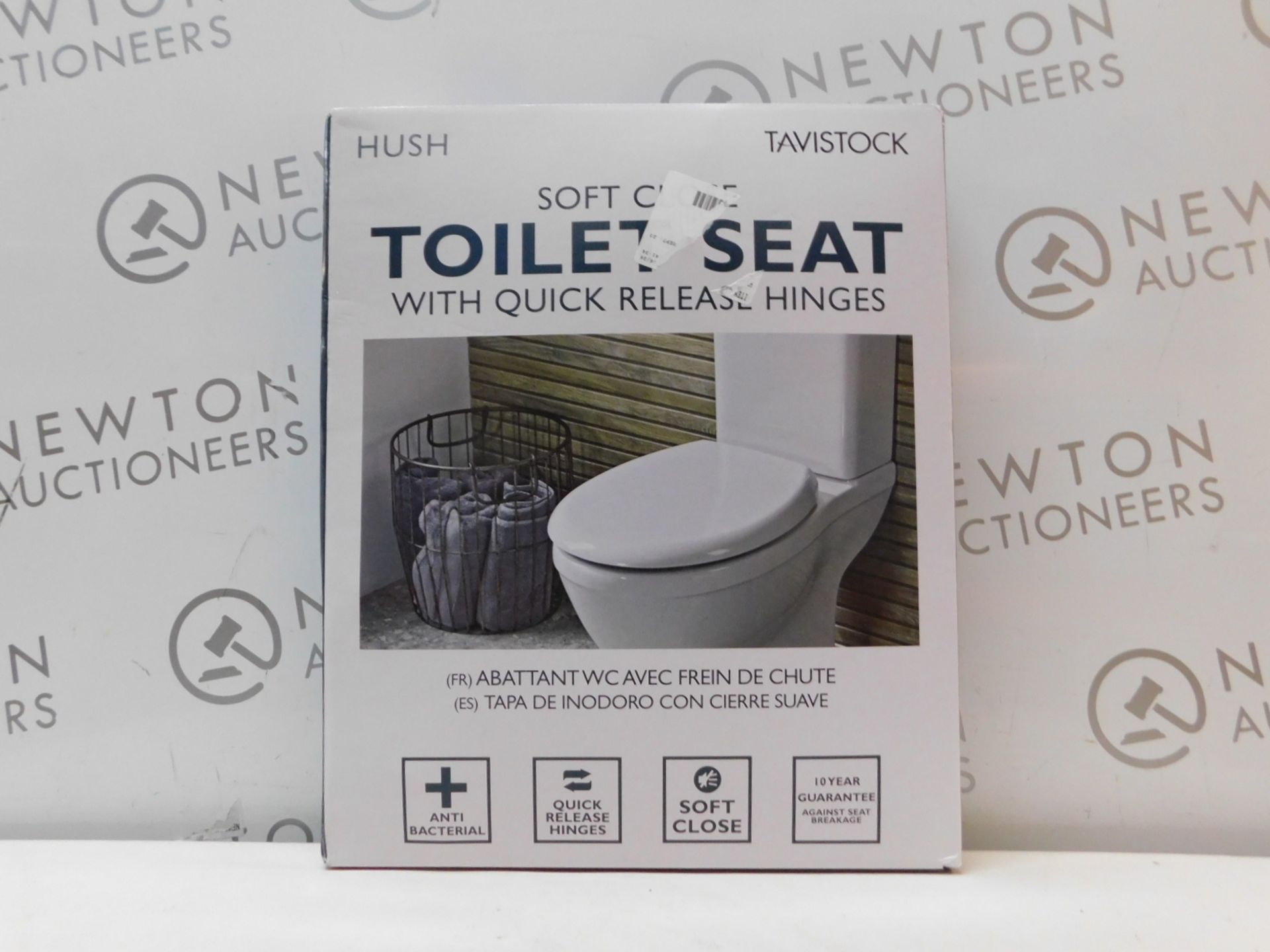 1 BOXED TAVISTOCK HUSH SOFT CLOSE QUICK RELEASE TOILET SEAT RRP Â£39.99