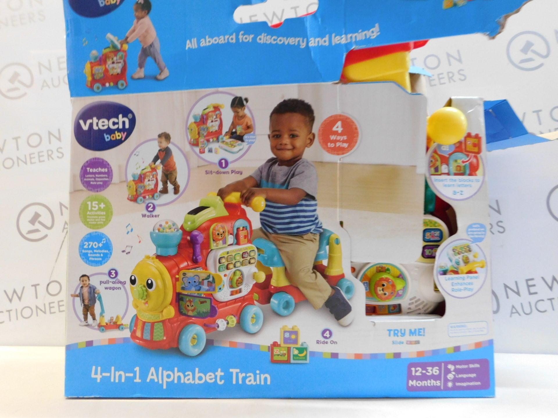 1 BOXED VTECH 4-IN-1 ALPHABET TRAIN RRP Â£69