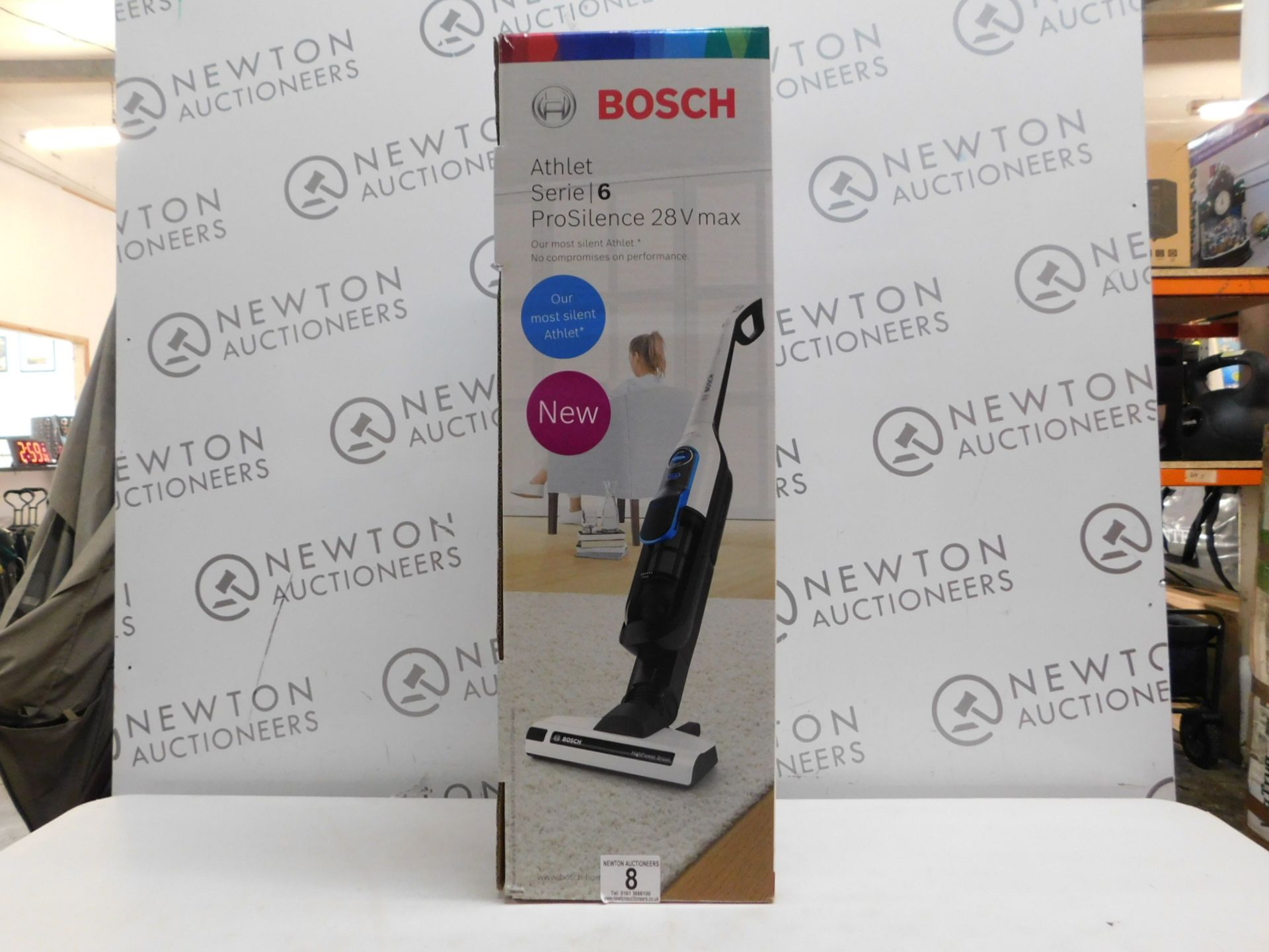 1 BOXED BOSCH ATHLET SERIES 6 PROSILENCE CORDLESS VACUUM CLEANER RRP Â£299