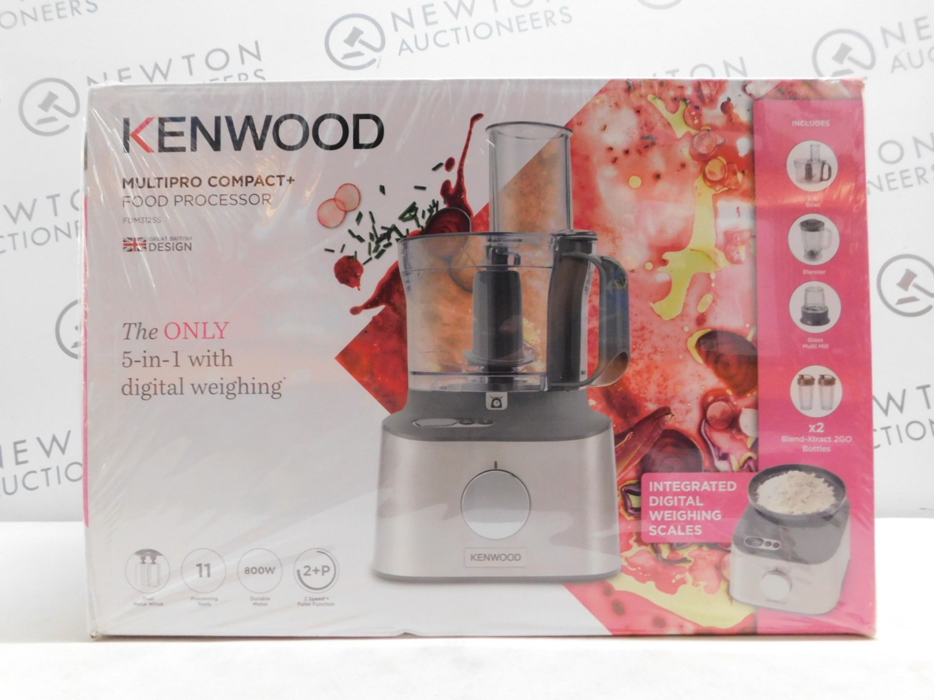 1 BOXED KENWOOD FDM312SS MULTIPRO COMPACT+ FOOD PROCESSOR Â£179 (SEALED)