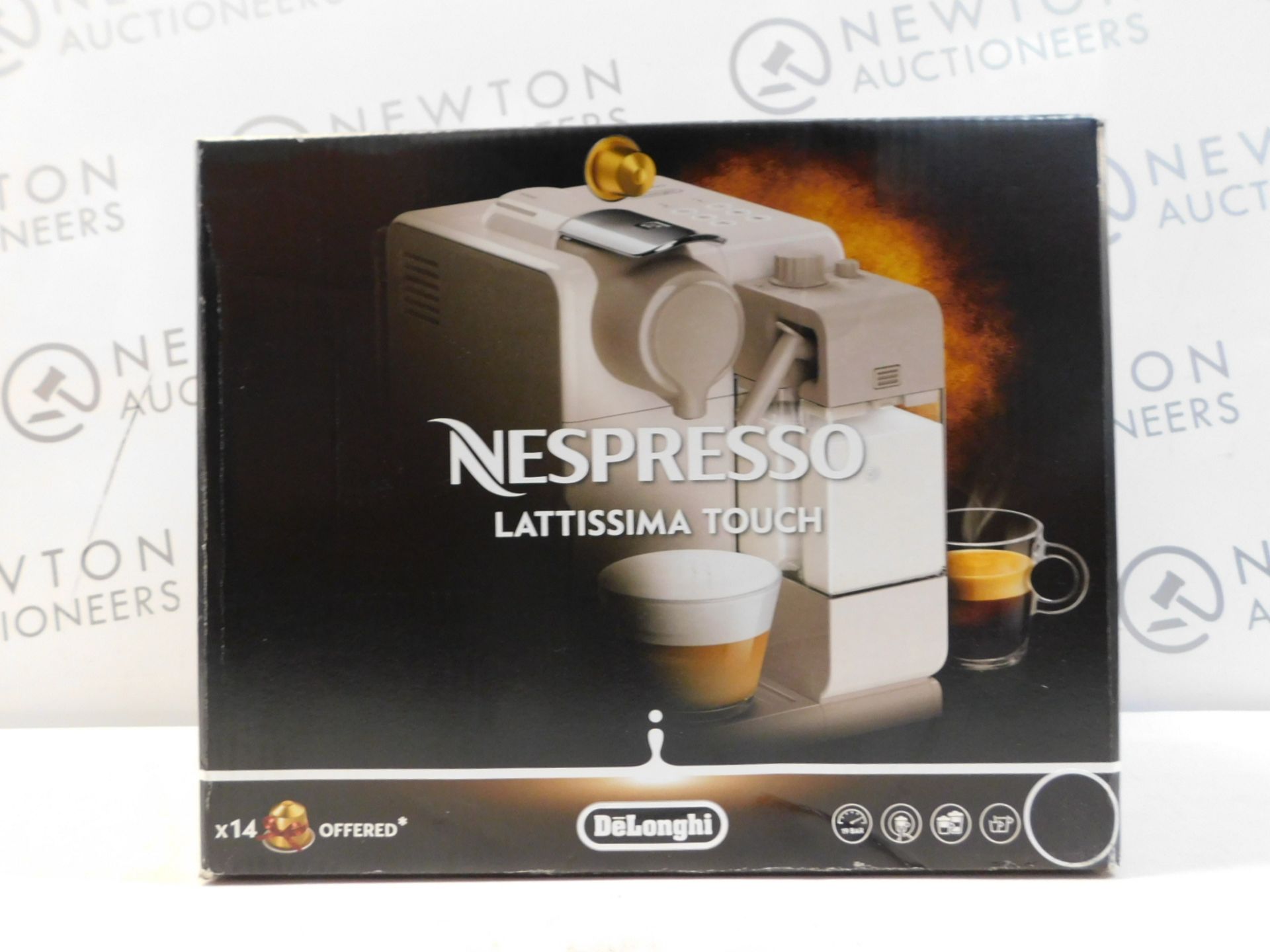 1 BOXED NESPRESSO BY DE'LONGHI LATTISSIMA TOUCH EN560.B COFFEE MACHINE RRP Â£229