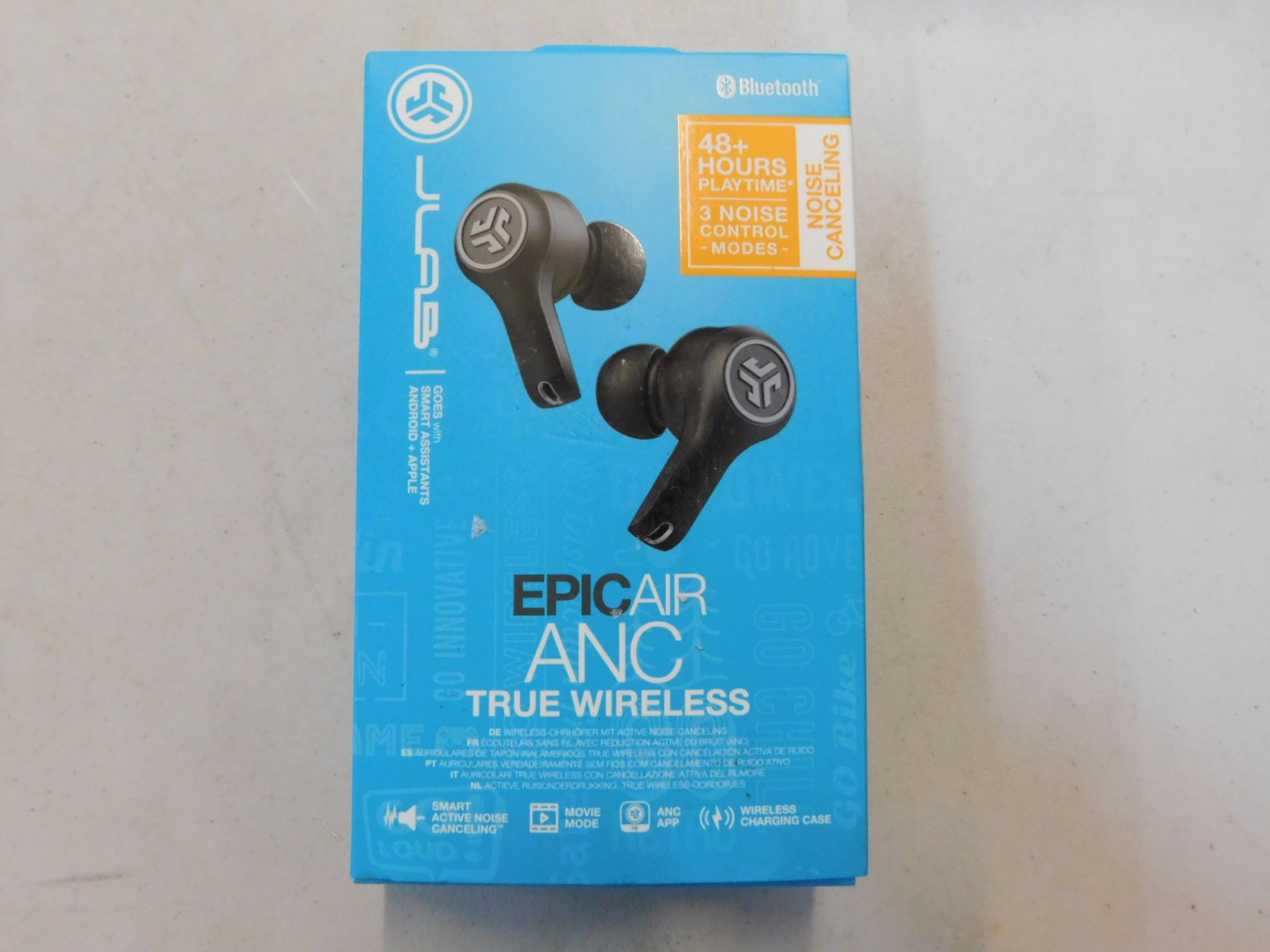 1 BOXED JLAB EPIC AIR TRUE WIRLESS EARPHONES RRP Â£129.99