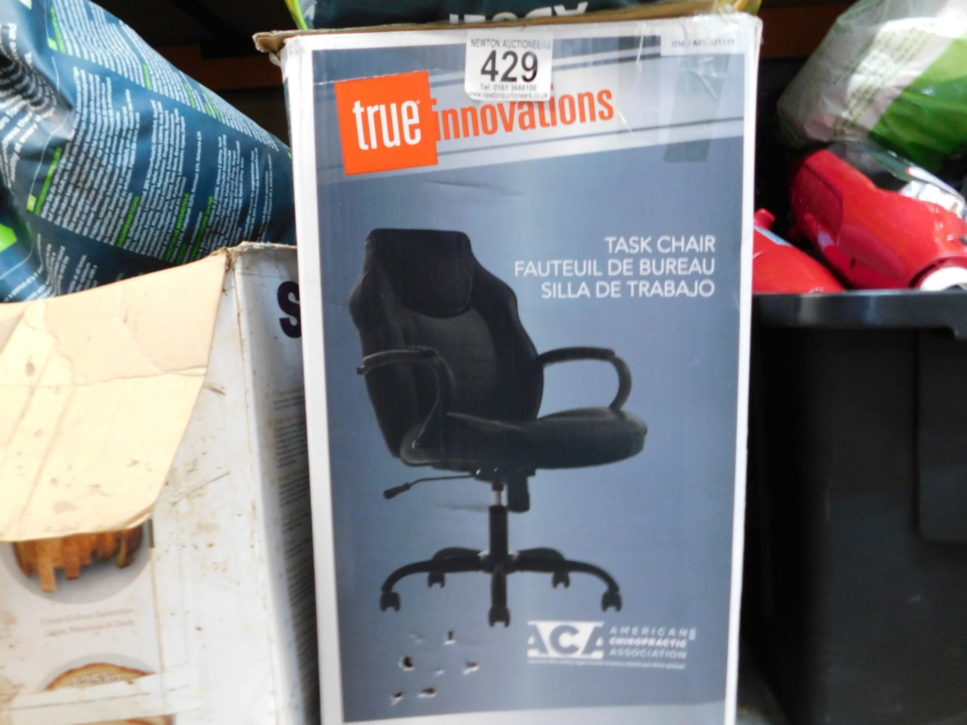 1 BOXED TRUE INNOVATIONS BACK TO SCHOOL OFFICE CHAIR RRP Â£99