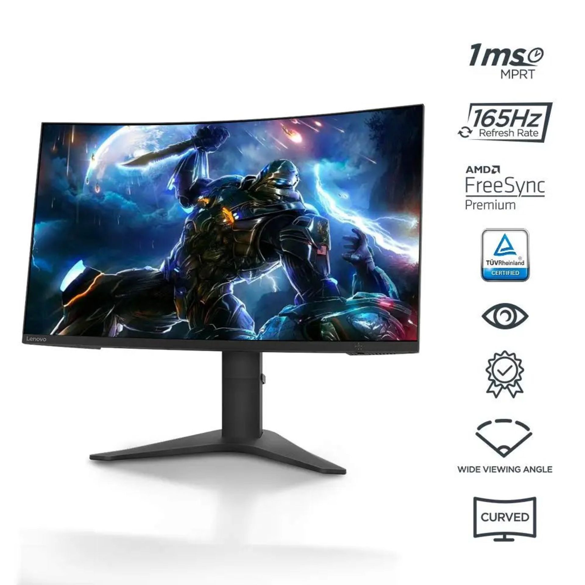 1 BOXED LENOVO G27C-10 27-INCH FULL HD CURVED GAMING MONITOR RRP Â£249