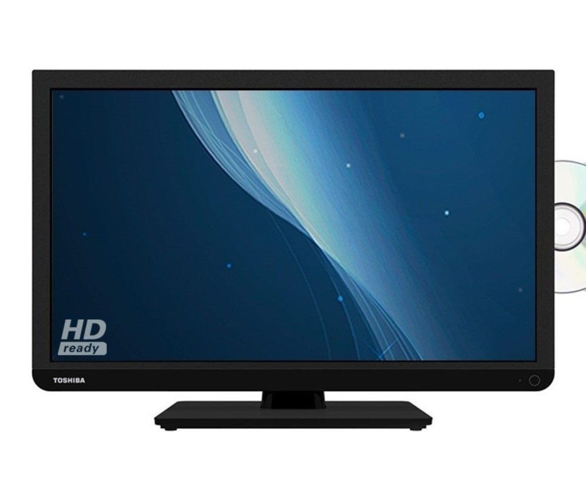 1 TOSHIBA 24D3433DB 24 INCH LED SMART TV WITH DVD PLAYER HD READY WITH STAND AND REMOTE RRP Â£199 (