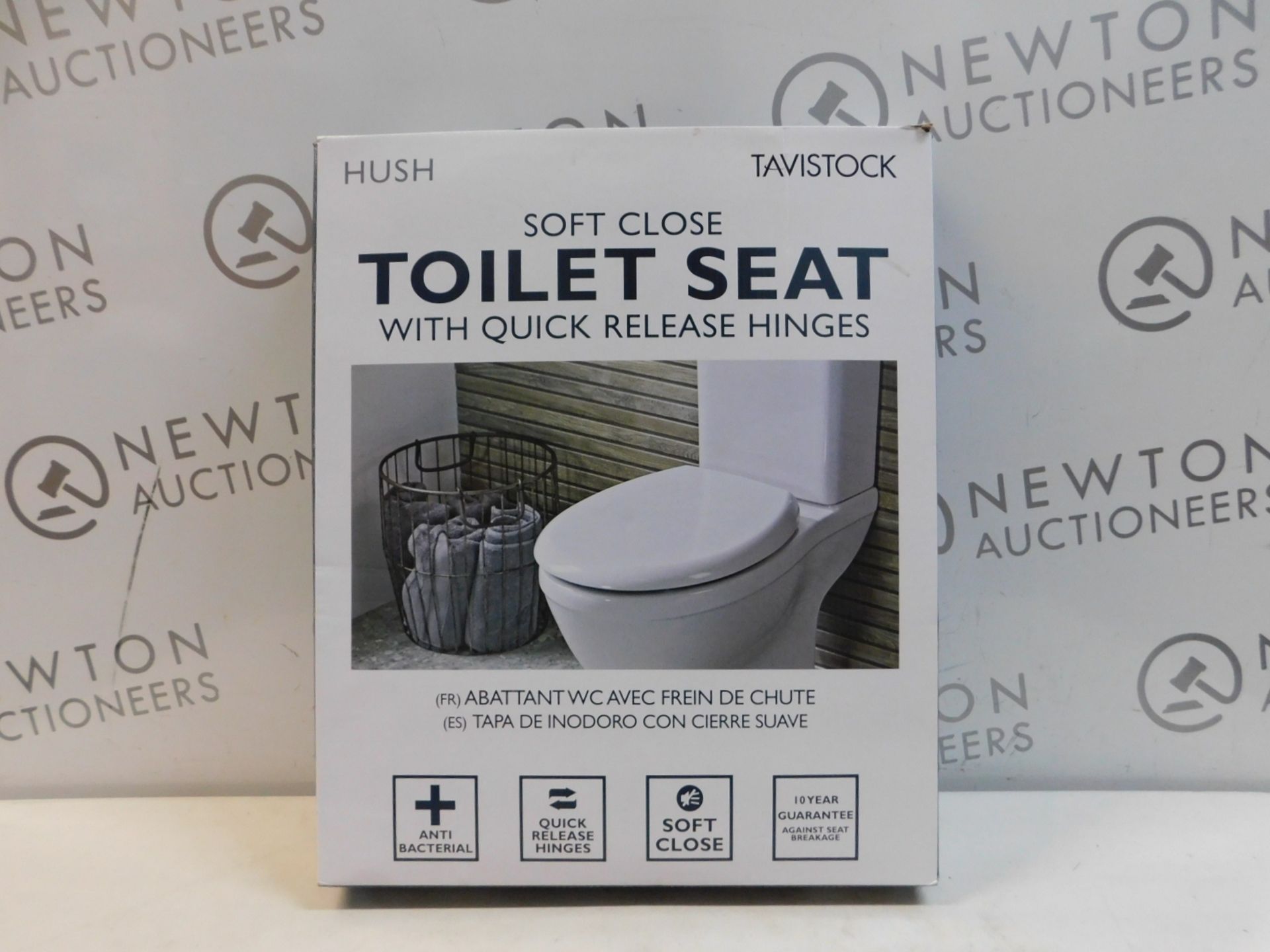 1 BOXED TAVISTOCK HUSH SOFT CLOSE QUICK RELEASE TOILET SEAT RRP Â£39.99