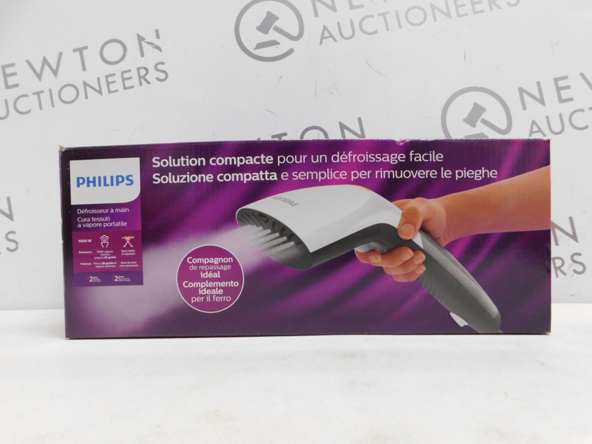 1 BOXED PHILIPS GC301/86 1000W HANDHELD GARMENT STEAMER RRP Â£49