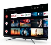 1 TCL 55C815 55" QLED 4K ULTRA HD ANDROID TV, BUILT IN ONKYO SOUNDBAR, COMES WITH REMOTE AND STAND