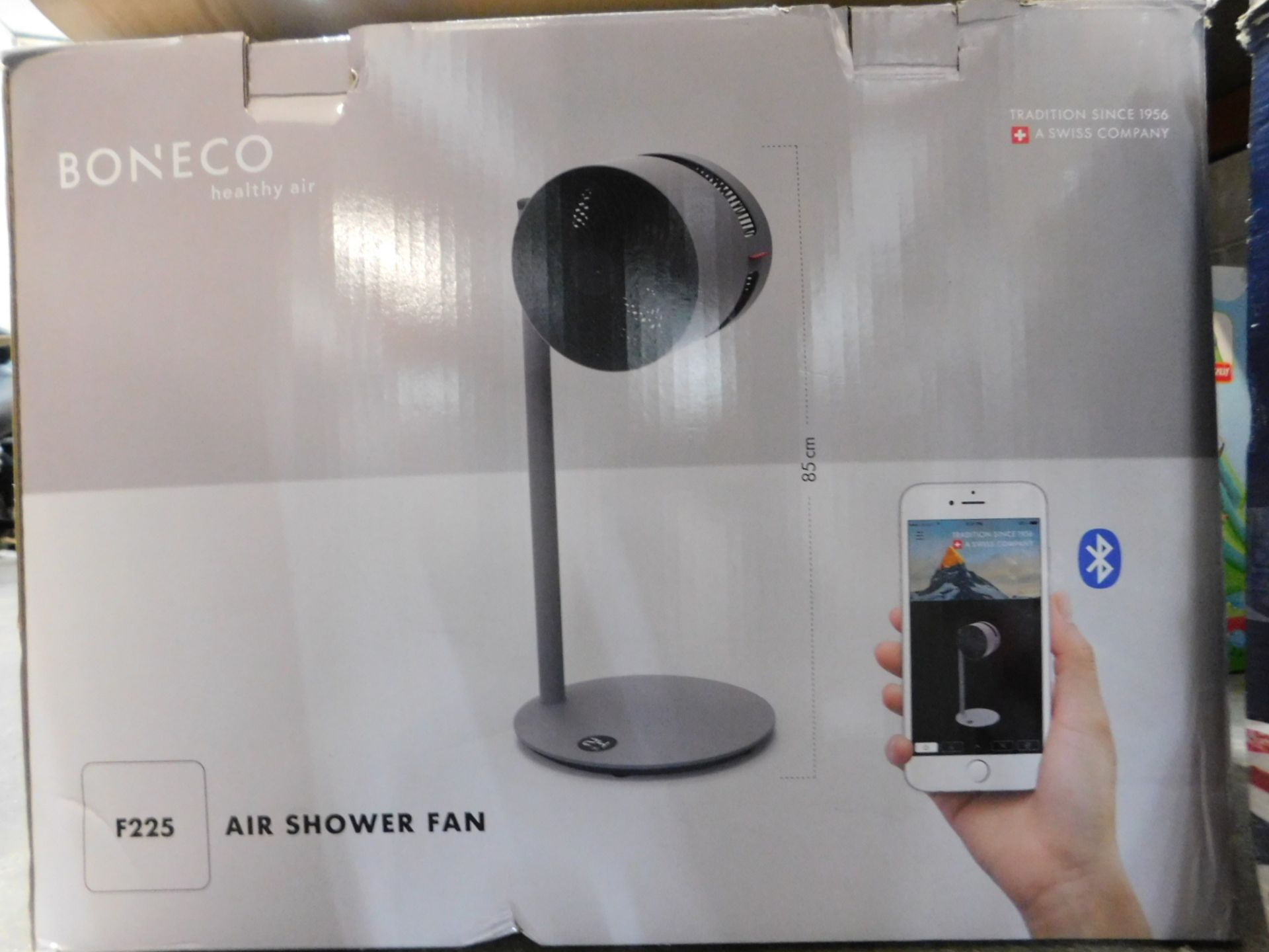 1 BOXED BONECO AIR SHOWER FAN F225 - DIGITAL WITH BLUETOOTH CONTROL RRP Â£249