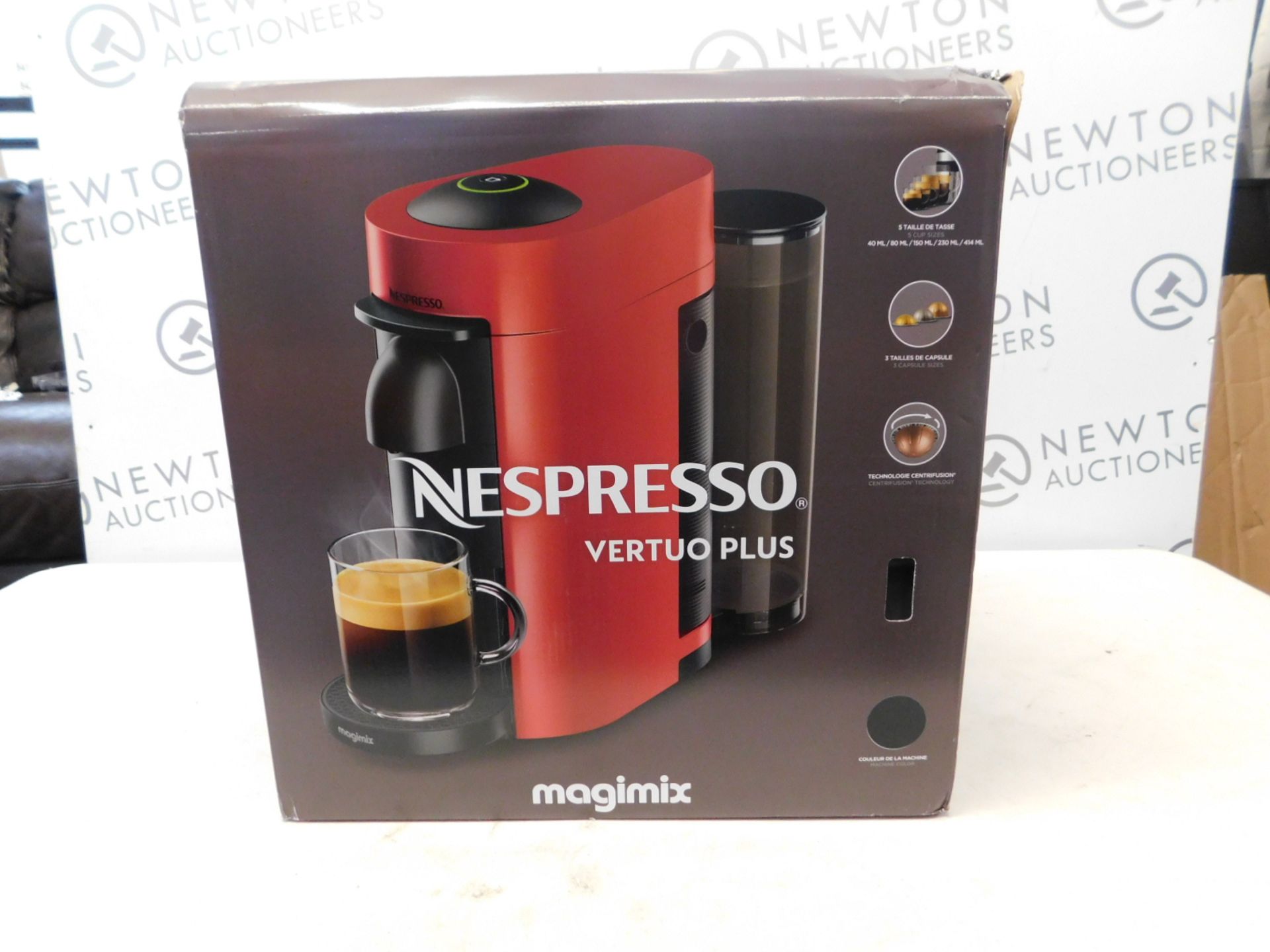 1 BOXED NESPRESSO VERTUO PLUS 11399 COFFEE MACHINE BY MAGIMIX RRP Â£129