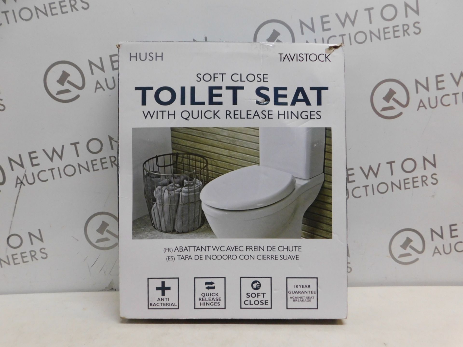 1 BOXED TAVISTOCK HUSH SOFT CLOSE QUICK RELEASE TOILET SEAT RRP Â£39.99