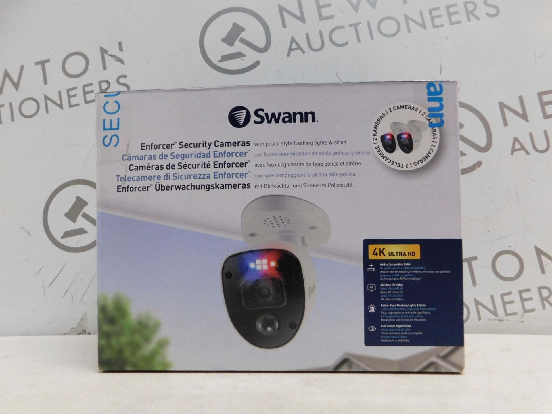 1 BOXED SWANN 4K ENFORCER ULTRA HD ADD-ON SECURITY CAMERAS, SWPRO-4KRLPK2 RRP Â£129