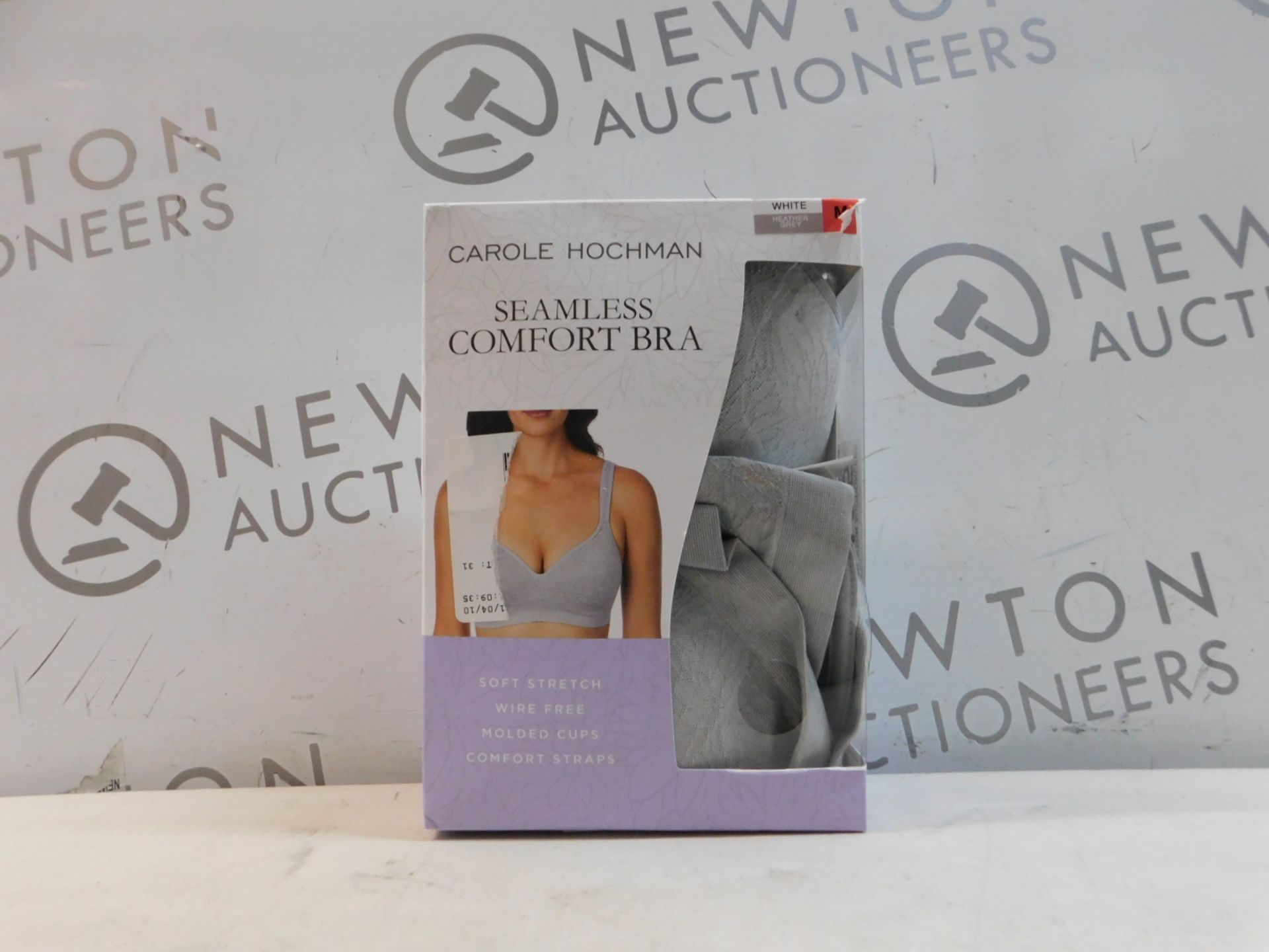 1 BOXED 2 PACK CAROLE HOCHMAN SEAMLESS COMFORT BRA SIZE M RRP Â£39