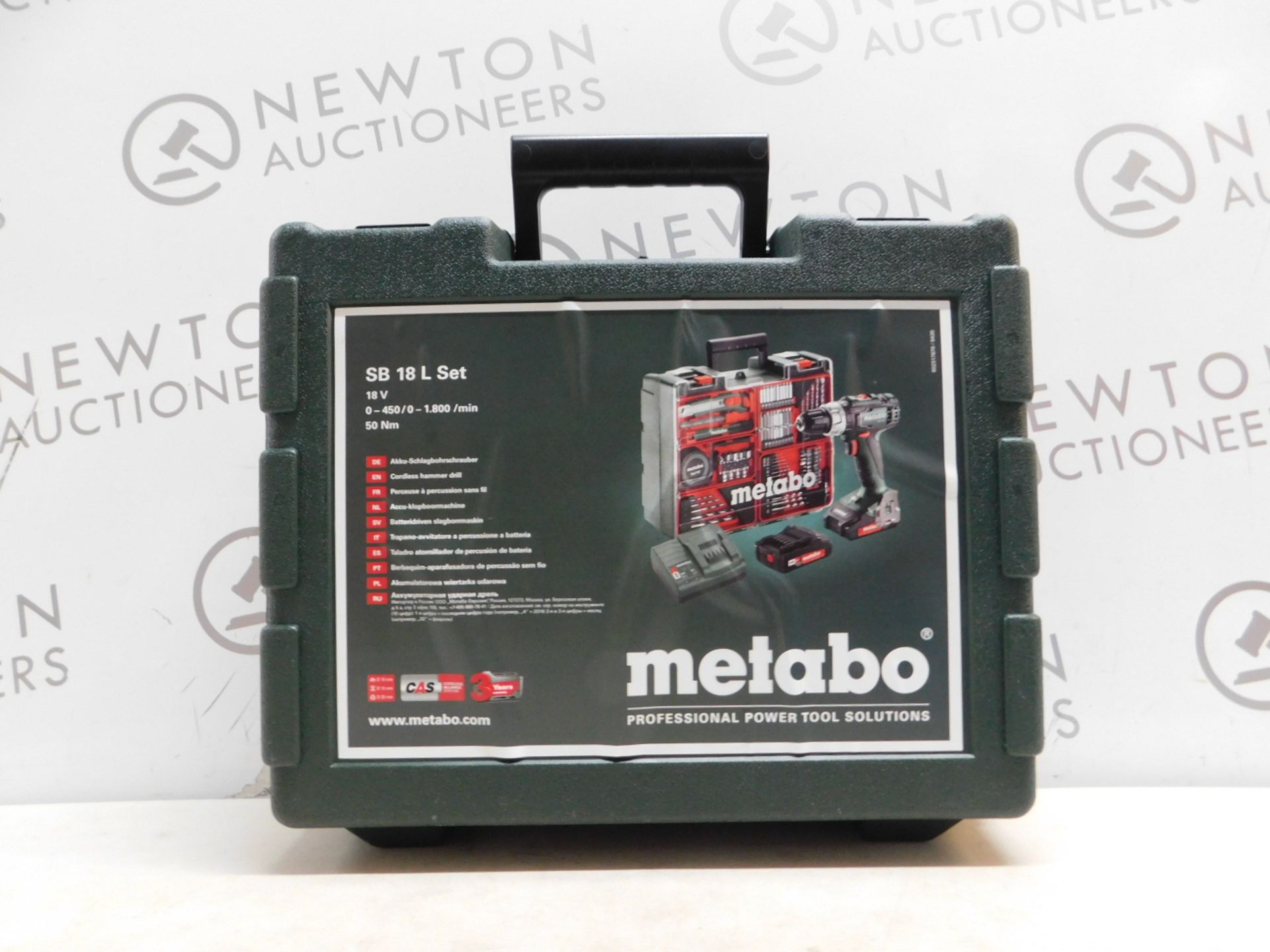 1 METABO SB 18 L 18V CORDLESS COMBI DRILL SET WITH BATTERY AND CHARGER RRP Â£129