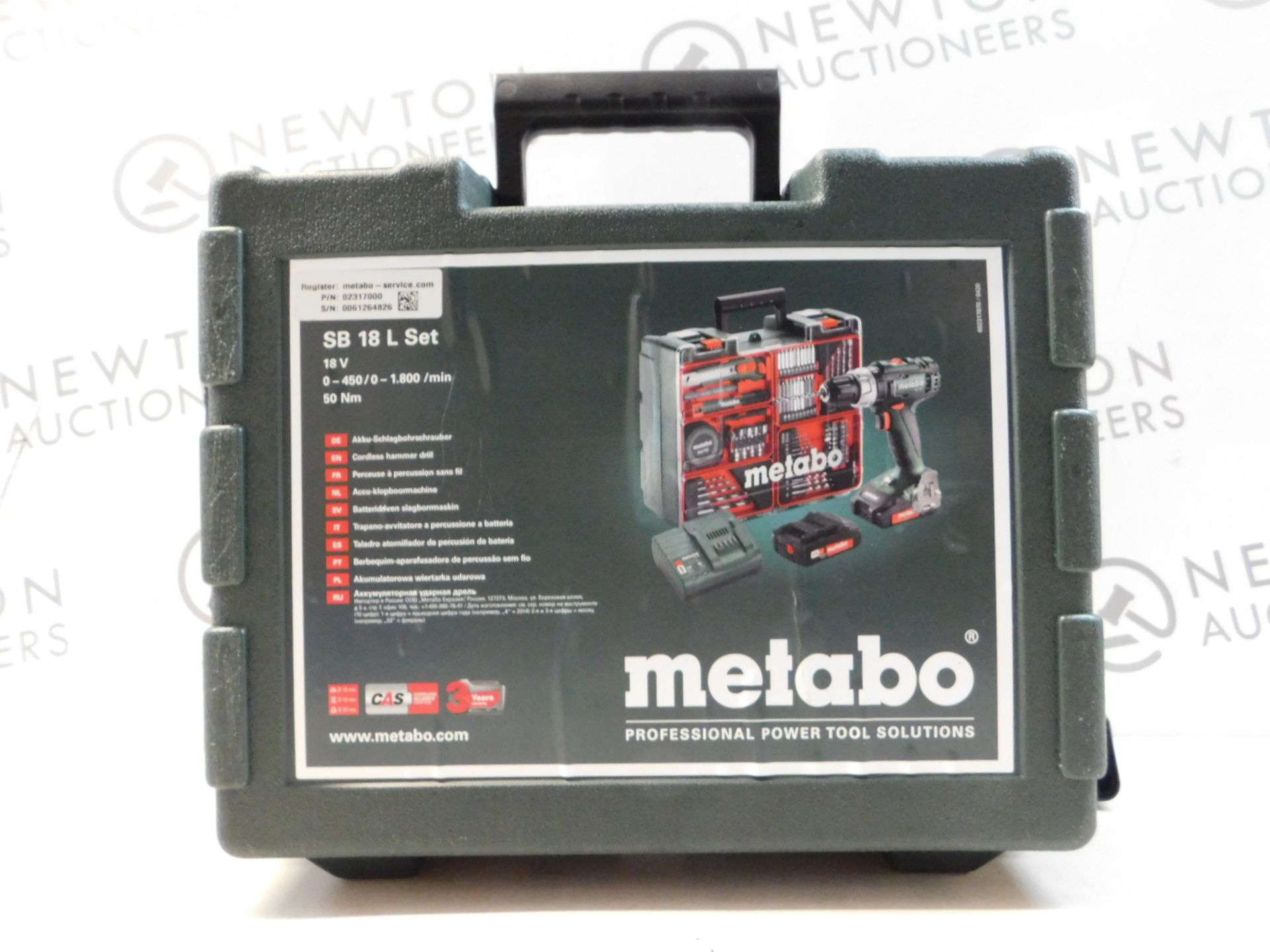 1 METABO SB 18 L 18V CORDLESS COMBI DRILL SET WITH BATTERY AND CHARGER RRP Â£129