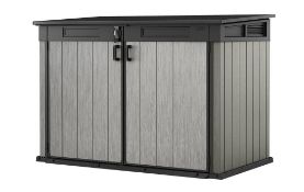 1 KETER GRANDE STORE 6FT 3" X 3FT 7" (1.9M X 1.1M) OUTDOOR PLASTIC GARDEN STORAGE SHED RRP Â£399 (