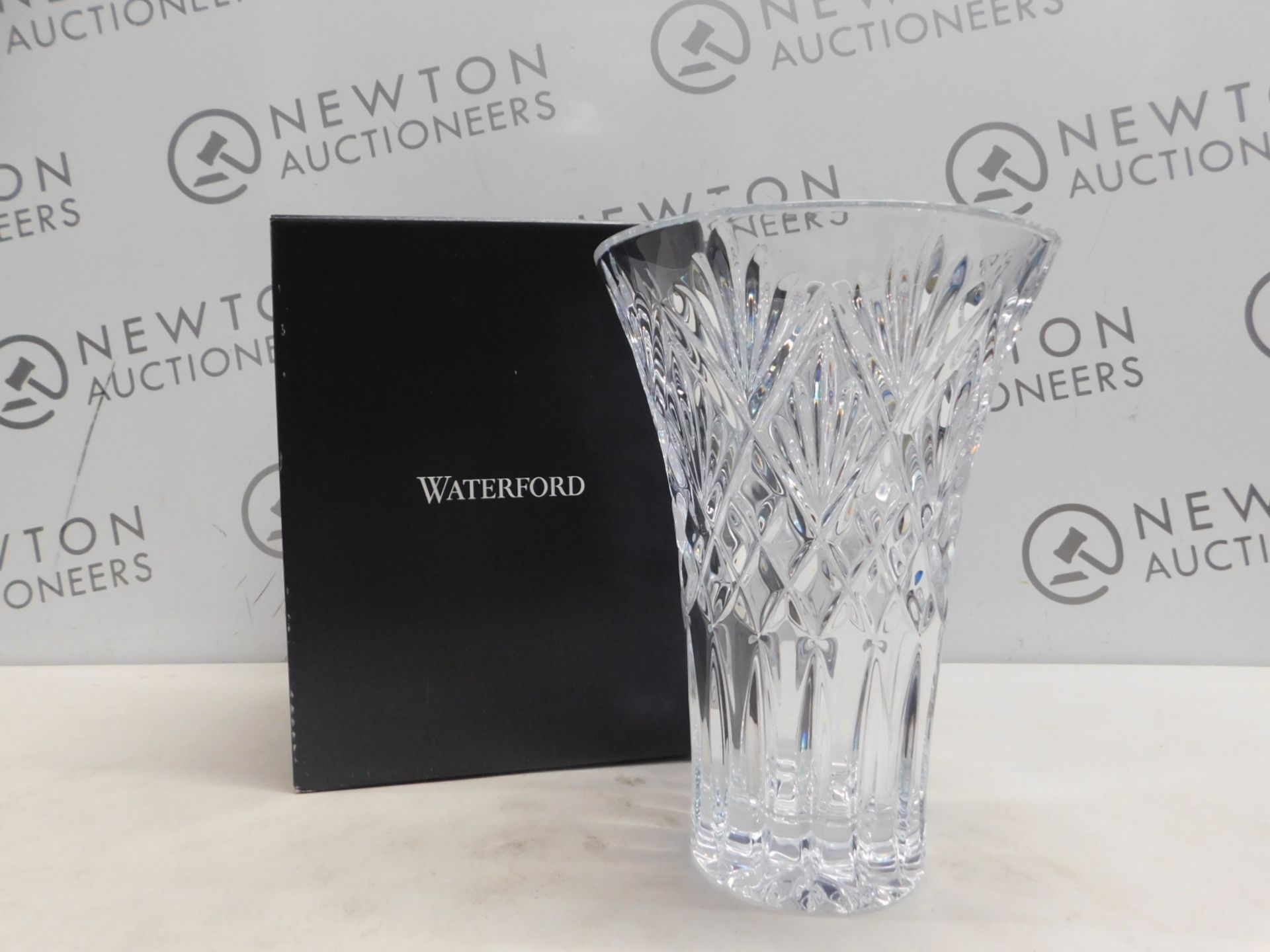 1 BOXED WATERFORD CASSIDY 10" VASE BY WATERFORD CRYSTAL RRP Â£79