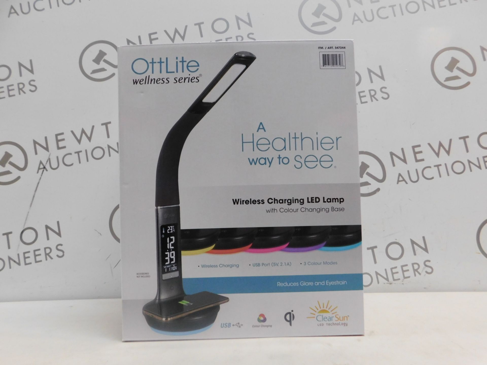 1 BOXED OTTLITE WELLNESS SERIES TABLE LAMP WITH WIRELESS CHARGING RRP Â£49