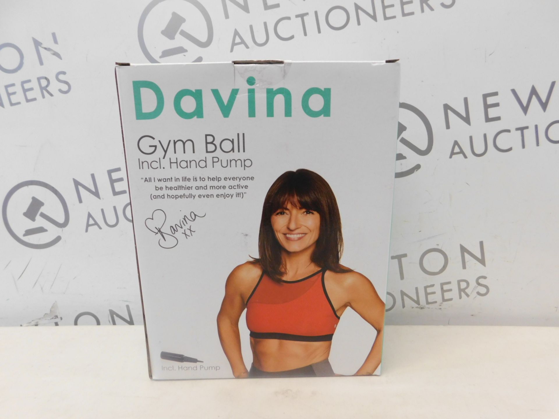 1 BRAND NEW BOXED DAVINA GYM BALL RRP Â£19