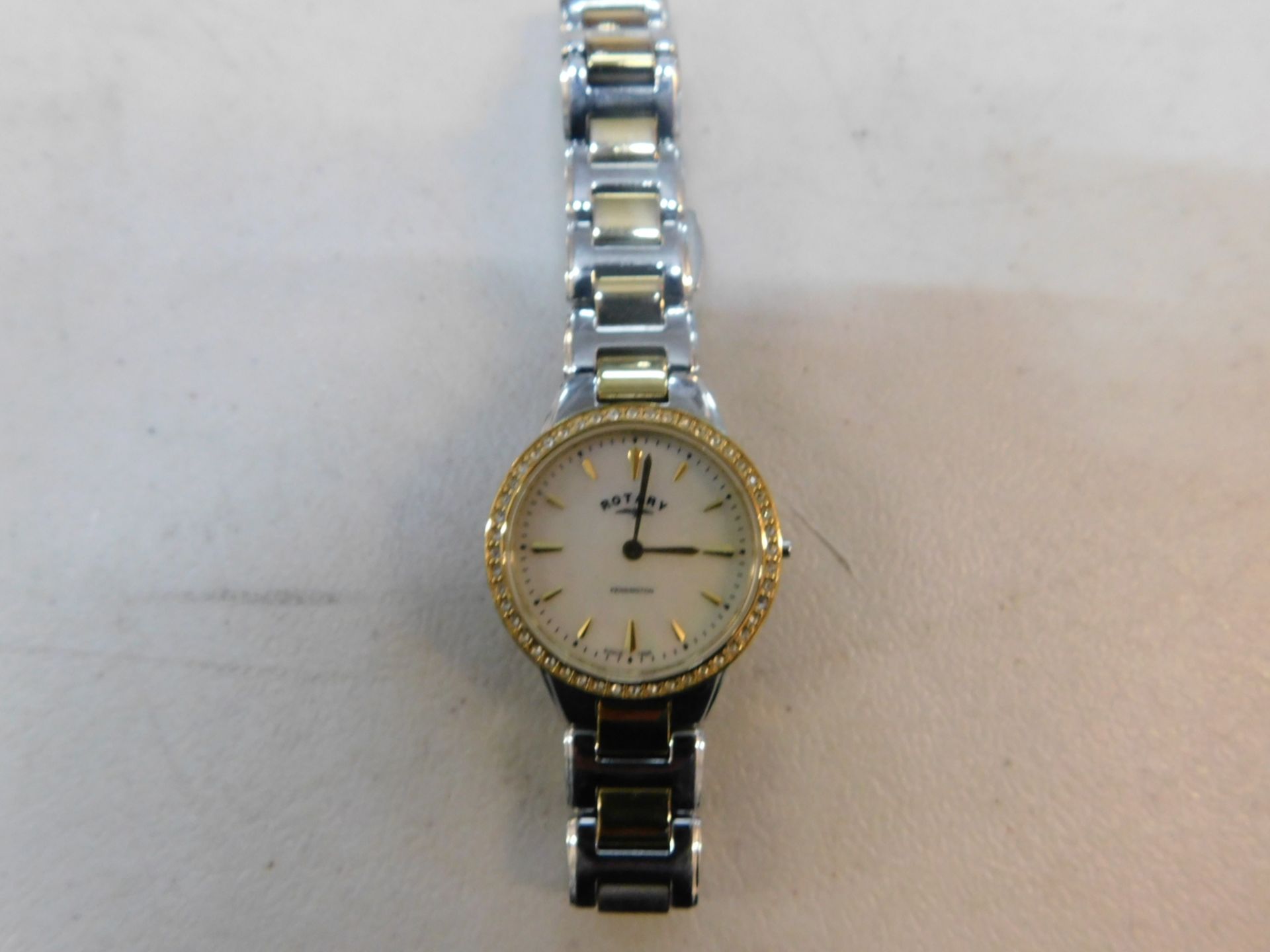 1 ROTARY WOMENS ANALOGUE CLASSIC QUARTZ WATCH WITH STAINLESS STEEL STRAP MODEL LB05276/41 RRP Â£