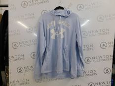 1 LADIES UNDERAMOUR PULL OVER HOODIE IN SKY BLUE SIZE L RRP Â£39