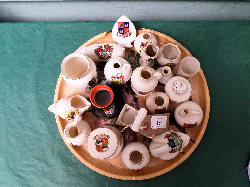 Selection of 20 Crestware items from various factories - Image 2 of 3