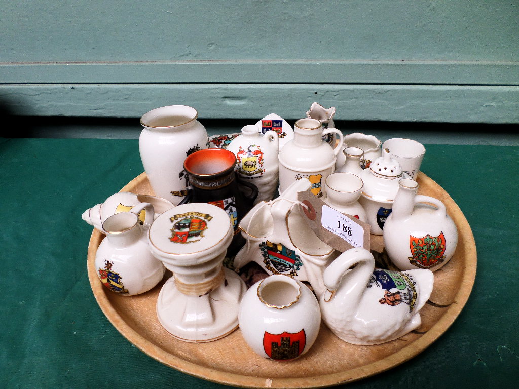 Selection of 20 Crestware items from various factories