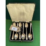 6 silver coffee spoons (Sheffield 1936)