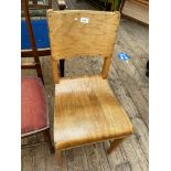 Single Bentwood dining chair