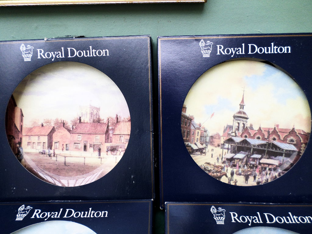 Set of 6 Royal Doulton Grimsby Heritage collection plates by T.E. - Image 3 of 5