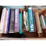 Box of reference books incl.