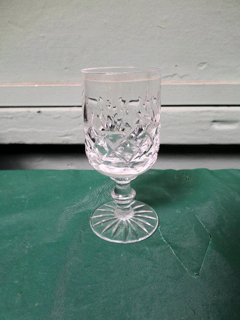 Set of 6 matching Stuart crystal port glasses and a set of 6 brandy balloons of similar design - Image 4 of 4
