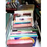 Box of books on a variety of subjects to include Lincolnshire Moods by Janet and Peter Roworth,