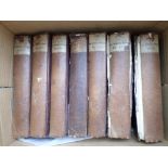 7 early vols. of 'The Memoirs of Sir Walter Scott' c.