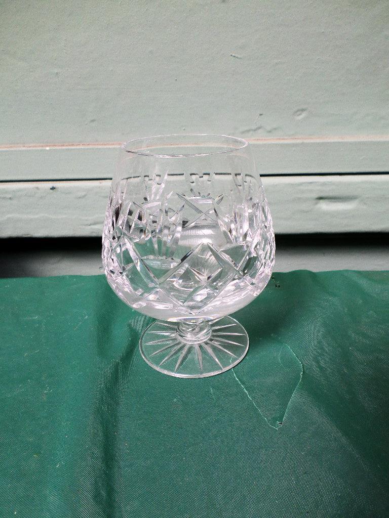 Set of 6 matching Stuart crystal port glasses and a set of 6 brandy balloons of similar design - Image 3 of 4