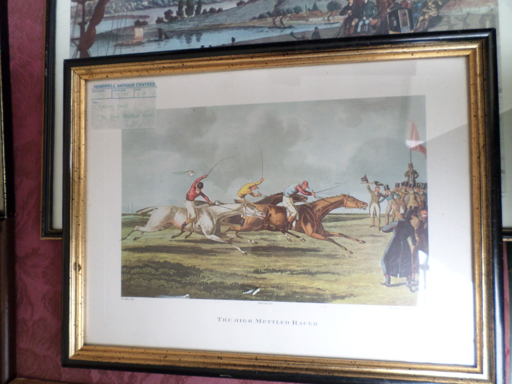 Large stagecoach print in Hogarth frame, - Image 2 of 3