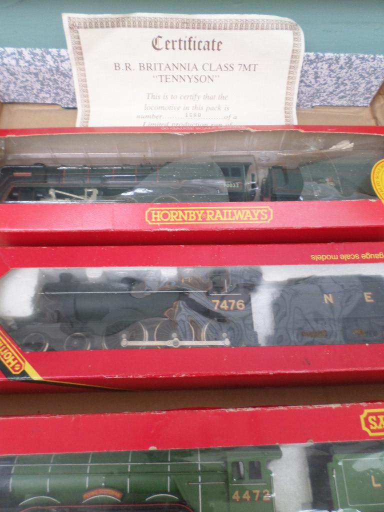 Boxed Hornby Double-O Engine and Tender (Tennyson) with certificate, - Image 2 of 2