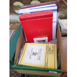 Selection of Philatelist's accessories, commemorative supplementary files, spare albums etc.
