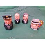 2 Bairstow character jugs of British Prime Ministers,