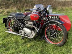 1938 Ariel Square Four 997cc Combination