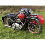 1938 Ariel Square Four 997cc Combination